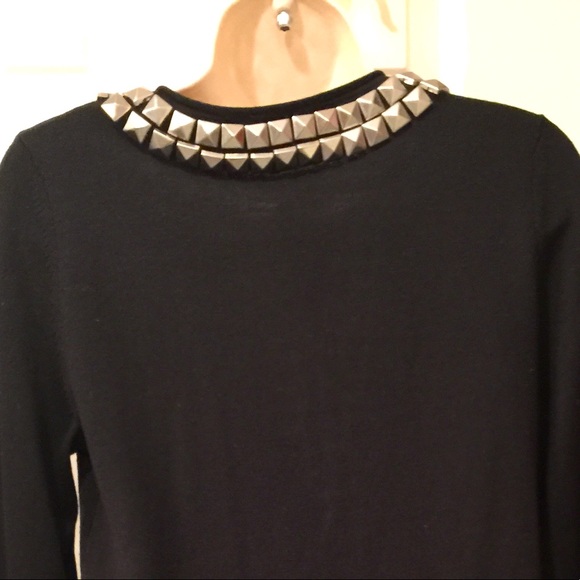 💥SALE🎉TORY BURCH NWOT Winnie Studded Wool Tunic - Picture 2 of 8